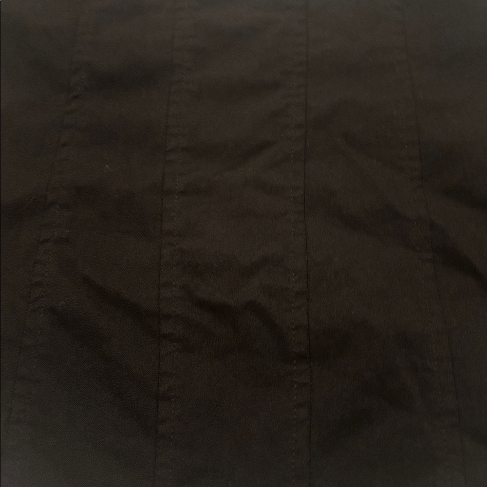 Torrid Deep Black Zip-Up Corset Top SZ 2X cropped lined sleeveless goth grunge - Picture 12 of 14